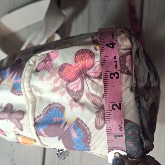 Multicolor Butterfly Purse Bag With Adjustable Strap - Picture 4 of 8